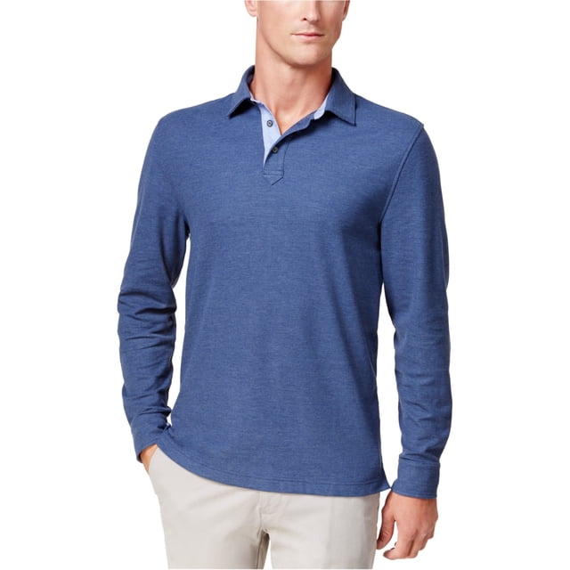 Club Room Polo Performance pour Hommes, Bleu, TTTG
