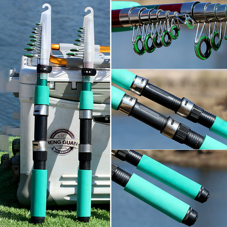 2.1M 2.4M 2.7M 3.0M Carbon Spinning Fishing Rod Portable
