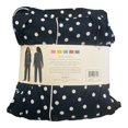 thumbnail image 2 of DKNY Women's Notch Collar 2-Piece Long Sleeve & Pant Pajama Set (Navy, XL), 2 of 3