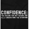 thumbnail image 2 of Confidence Fake Definition Sarcastic Plus Size Crewneck Graphic Tee Shirt Brisco Brands 5X, 2 of 5