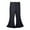 Black, variant on Zwiiyzr 2-8Y Toddler Kids Baby Girls Bell Bottom Pants Fashion Slim Cute Sweet Elasticity Flared Pants Trousers Leggings Black