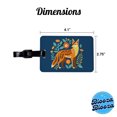 thumbnail image 3 of Coyote Pretty Floral Flowers Faux Leather Travel Luggage Tag, 3 of 7