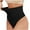 Black, variant on BLTIBY High Waisted Shapewear for Women Tummy Control Honeycomb Thong Underwear Seamless Butt Lifter Body Shaper Beige L
