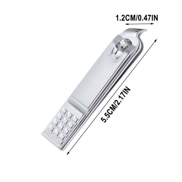 Fiudx Cortaúñas de Acero Inoxidable para Pies, con Recogedor de Uñas Integrado, Cortaúñas Ancho Que Ahorra Esfuerzo, Corta Uñas Gruesas, Cuidado Personal En Casa, Ideal para Personas Mayores.
