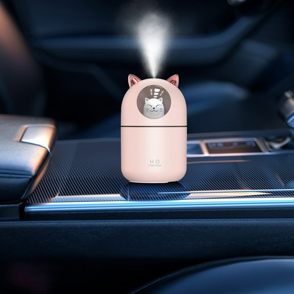 Gcvizuso Essential Oil Diffuser, Aroma Diffuser, Cute Pet Humidifier USB Home Car Mini Water Replenishment Mini Colorful Aromatherapy Machine Humidifier