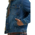 thumbnail image 5 of Wrangler® Men's and Big Men's Sherpa Lined Regular Fit Trucker Jacket, Sizes S-2XL, 5 of 6