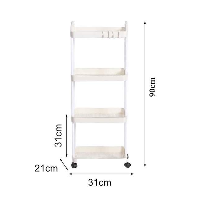Armoire de Rangement pour Réfrigérateur à Épices de Cuisine