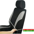thumbnail image 3 of Universal Car Seat Covers Polyester Fabric Fit for Most Car SUV Truck Easy to Install Seat Covers for Car(red 2 Seat), 3 of 5
