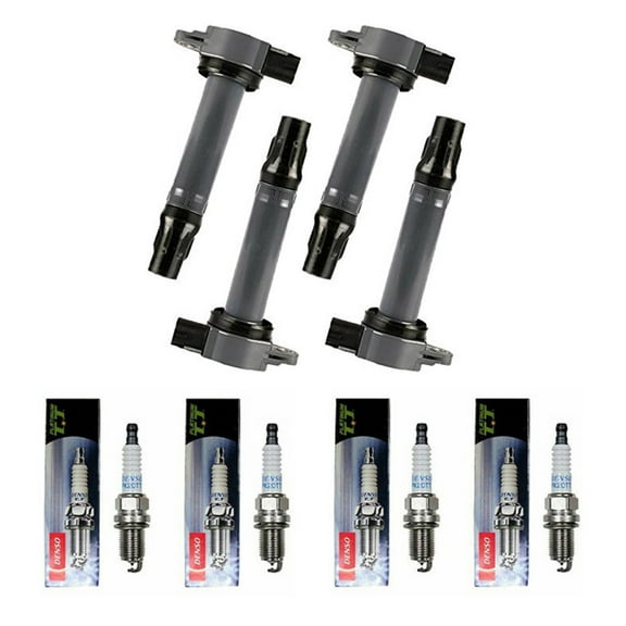 ISA Ignition Coils and Denso Platinum Spark Plugs Compatible with Mitsubishi Lancer RVR 2.0L UF589 Fits select: 2013-2014 MITSUBISHI OUTLANDER SPORT ES, 2011-2012 MITSUBISHI OUTLANDER SPORT SE
