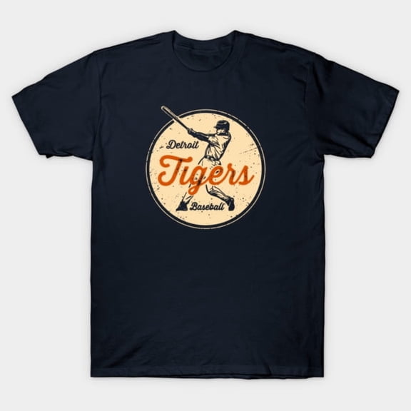 Vintage Tigers Detroit Baseball Fan Graphic, H18154 Unisex T-Shirt, Up to 5XL Available
