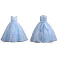 thumbnail image 5 of 3-13Years Flower Girls Sleeveless Dresses Toddler Princess Wedding Party Pageant Dress, 5 of 5
