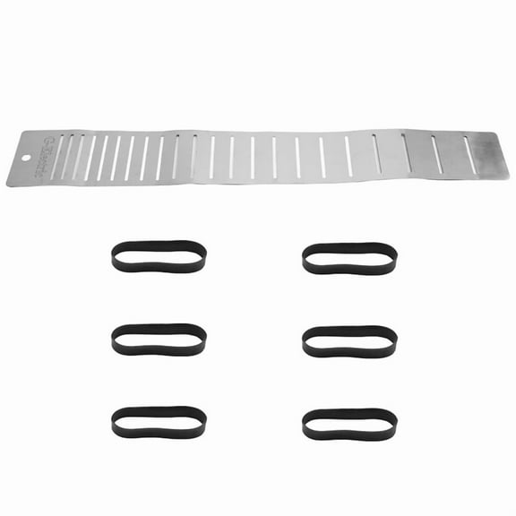 Guitar Fretboard Guard Protector Guitar Fret Repair Tool Luthier Tool for Dressing Frets G-ELECTRIC,1 * Fretboard Protector 6 * Rubber band,Silver