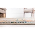 thumbnail image 4 of Unique Loom Causeway Monterey Rug Beige/Blue 5' 1" x 8' Rectangle Medallion Bohemian Perfect For Living Room Bed Room Dining Room Office, 4 of 7