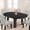 Black, variant on Anoncndin 47''-63'' Extendable Round Dining Room Table for 4-6,Modern Expandable Kitchen Table,Space Saving Oval Circle Dining Table with Built-in Leaf Storage,Wood Kitchen Table Dinner Tables