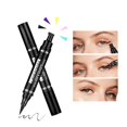 thumbnail image 3 of Eyeliner Stamp,Dual Ended Waterproof Liquid Eye Liner Pen, 5 Color Winged Eyeliner Stamps Set, for All Eye Shapes Winged Eyeliner Stamp, Perfect Wing Cat Eye Liner Set, 3 of 7