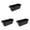 Black, variant on 1-3PC Silicone Grease Cup Liners Reusable Griddle Catcher Liner Grill Tray Accessories Replacement of Aluminum Foil Pans Storage Tray 7x3.2x2.8 Inch