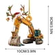 thumbnail image 2 of Yuarrent Árbol de Navidad colgante colgante decoración regalo personalizado camión de bomberos vehículo camión barco excavadora colgante Kits de decoración para fiestas No. 4 Yuarrent HA042991-04, 2 of 6