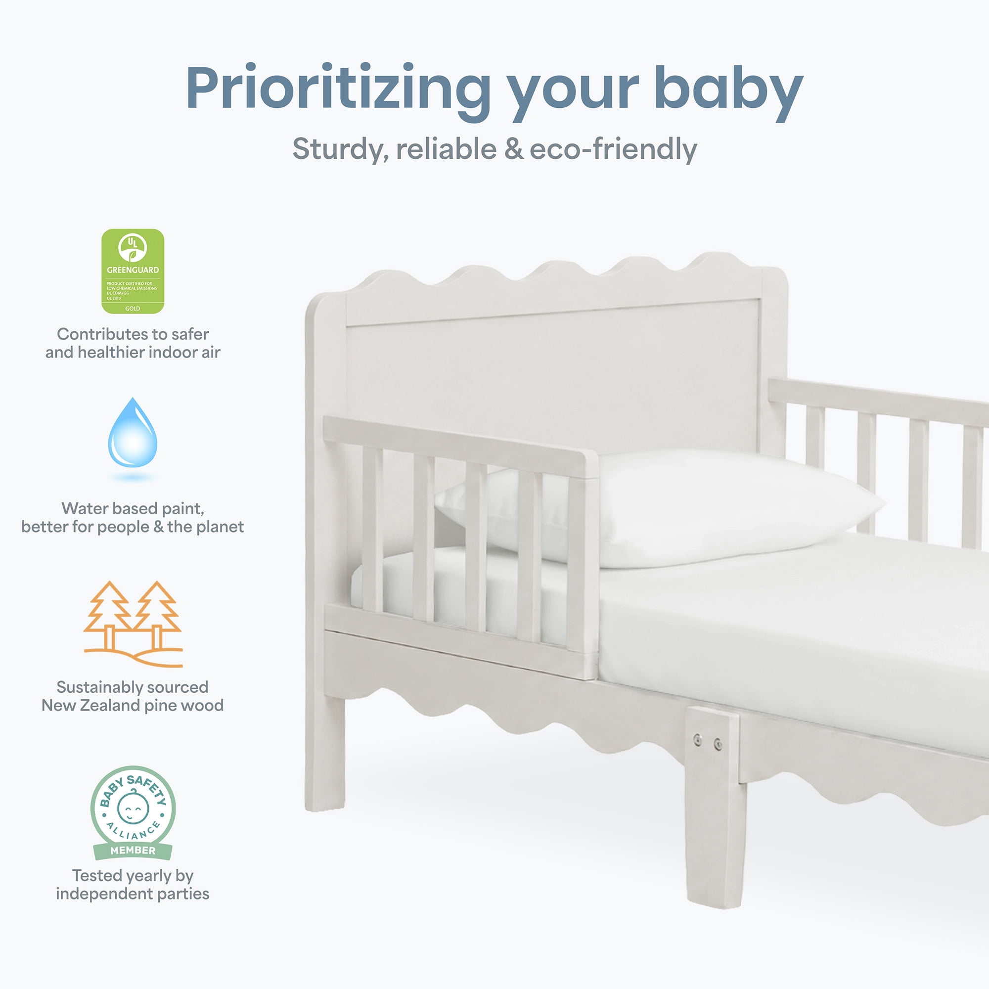 Dream On Me Maple Ridge Toddler Bed, Cannoli Cream