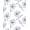 Blue, Pattern 2, variant on ODIKA 4'x6' Machine Washable Non-Slip Area Rug, Elegant Transitional Damask Scrollwork Botanical High Traffic Rug, Blue, 552296