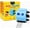 BLUE, variant on GoldenEgg Math Teacher 4-in-1 Roller Stamp for Kids Ages 5-8, K-3 Addition, Subtraction, Multiplication & Fill-in-The-Blank Practice Tool (Blue)