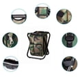thumbnail image 5 of FCFKUK Bright starl Mochila plegable multifunción para refrigerador y taburete, bolsa de mesa con asiento de camuflaje para senderismo, equipo para acampar para exteriores, pesca en interiores, viajes, 5 of 5