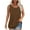 Tank Tops for Women under $5-Brown, variant on Brilliant Tank Tops for Women Plus Size Women's New Solid Color Round Neck Camisole Sleeveless Tank Tops Red L