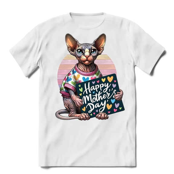 Happy Mother's Day Best Sphynx Mom Ever Shirt T-shirt Unisex Merch Cat Lover Kitten Owner Gifts Idea - 03002