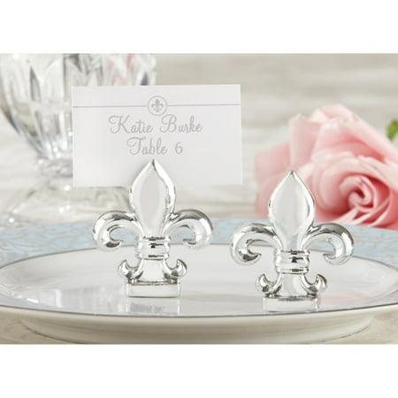 Fleur De Lis Silver Place Card Holder 4 Pack Fleur De Lis Silver Place Card Holder 4 Pack