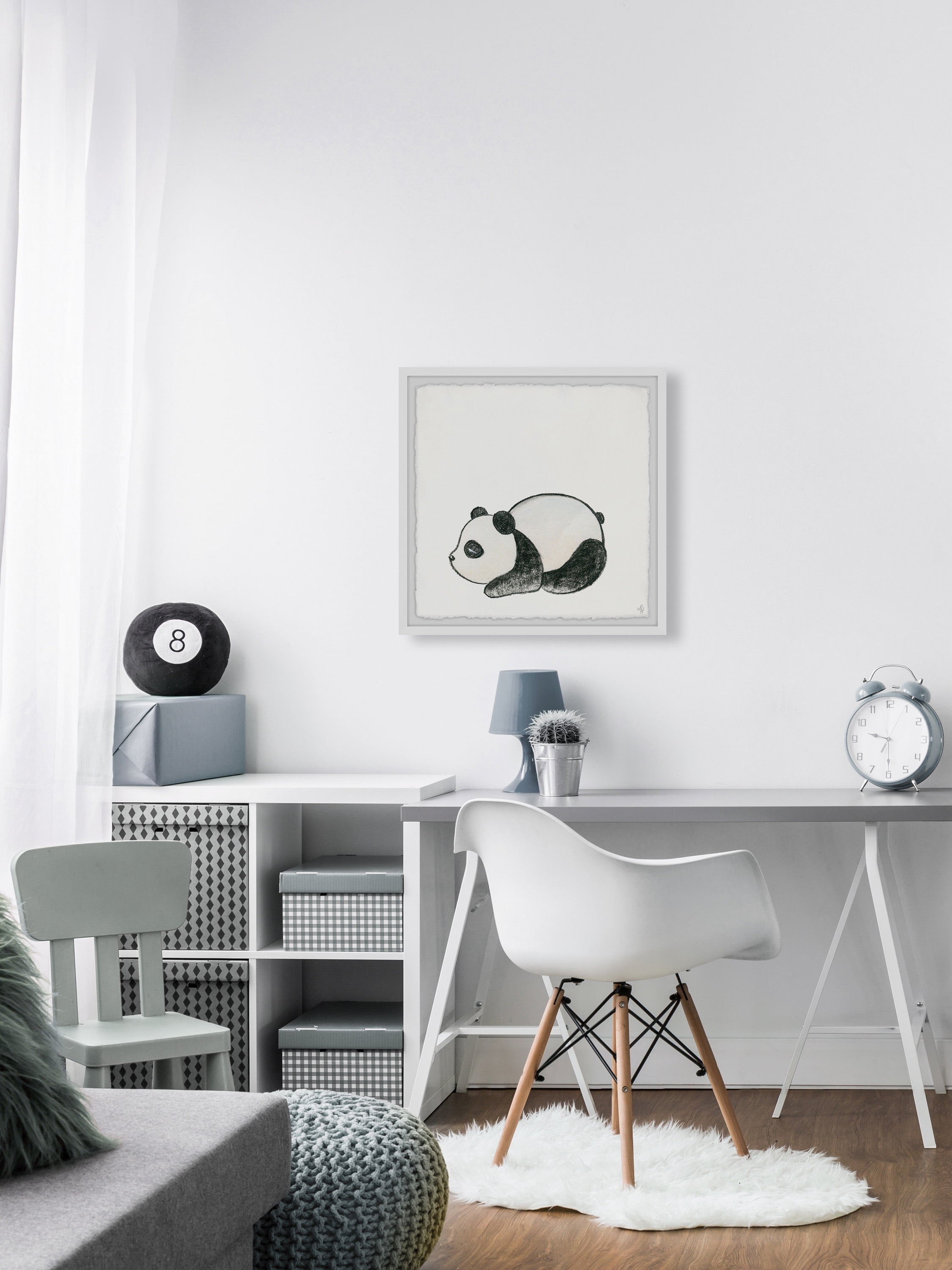Marmont Hill Sleepy Panda Framed Wall Art