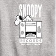 thumbnail image 3 of Peanuts - Snoopy Records - Toddler & Youth Crewneck Fleece Sweatshirt, 3 of 6