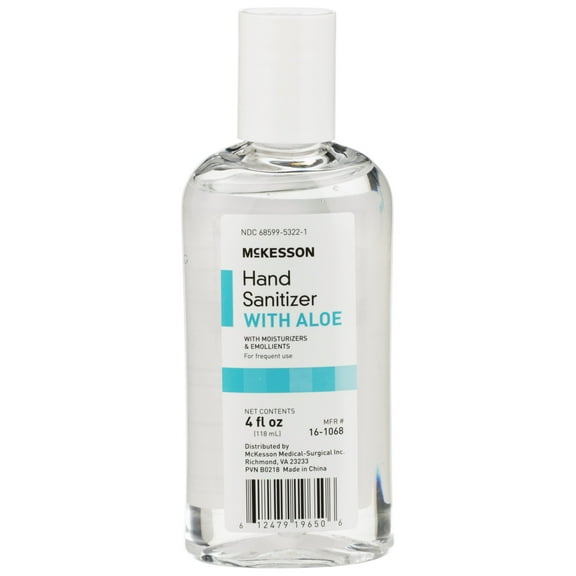 McKesson Hand Sanitizer with Aloe - Ethyl Alcohol Fresh Scent, 4 oz, 1 Count, 1 Pack