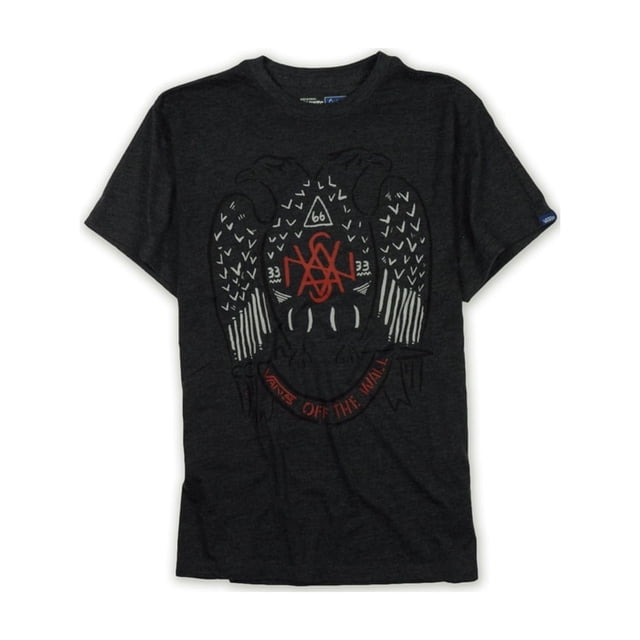 Camiseta gráfica Vans M Coat Of Gnarms para Hombre Gris Mediana