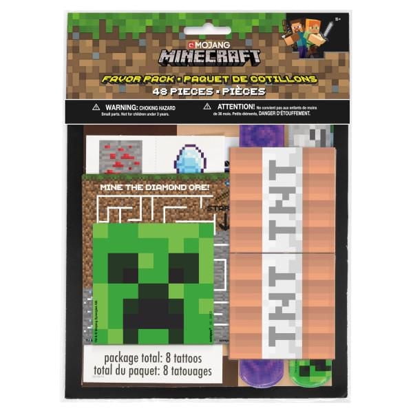 Minecraft Favor Pack, 48ct
