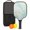 Black-4, variant on Pickleball Paddles Set Of 1, Fiberglass Surface, Liquid & Marble Print, 1 Paddles, 2 Balls & Bag