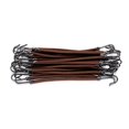 thumbnail image 1 of FRCOLOR 20 Pieces Ponytail Hooks for Hair Styling Braid Coffee Color Polyester Material, 1 of 5