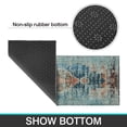 thumbnail image 7 of Kitchen Rugs and Mats Non Skid Washable Boho Blue Carpet Kitchen Mat and Rug Set,Floor Cushion Waterproof Rug,Rubber Backed Area Rugs for Kitchen Laundry, 7 of 7