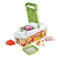 thumbnail image 2 of Chopper Alimentaire et Dicter de Légumes avec 6,75 Tasses de Récipient de Stockage et Lames en Acier Inoxydable - Vert, 2 of 3