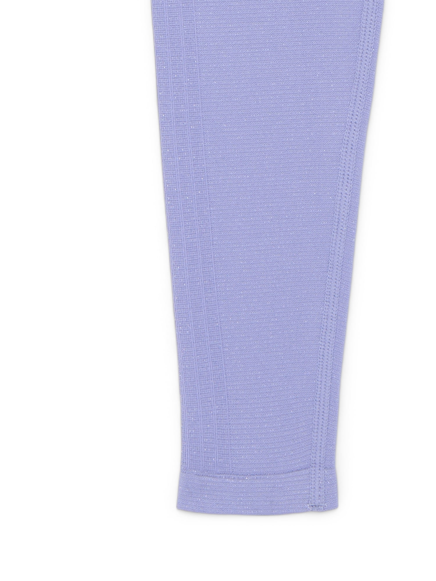 Athletic Works Girls Seamless Sparkly Active Leggings, Sizes 4-18