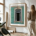 thumbnail image 2 of Lisbon Window - Lisbon Portugal Photography Architecture Pattern Floral Vintage Mediterranean Oak Framed Wall Art Print 5 x 7 inches, 2 of 15