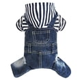 thumbnail image 1 of TIELUTT Dog Jean Jacket Cool Shirt Breathable Spring Fashion Dress for Dogs Medium for Easter Dog Dresses for Medium Dogs Girl Winter Clothes for Dogs Small Small Pet Clothes Dress Medium Size Dog Clo, 1 of 1