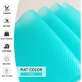 thumbnail image 3 of GoXteam 8Pcs Refrigerator Liners, Washable EVA Fridge Liner Shelf Mats Refrigerator Pads for Cupboard Cabinet Drawer Home Kitchen Accessories Organization (Translucent Blue), 3 of 7