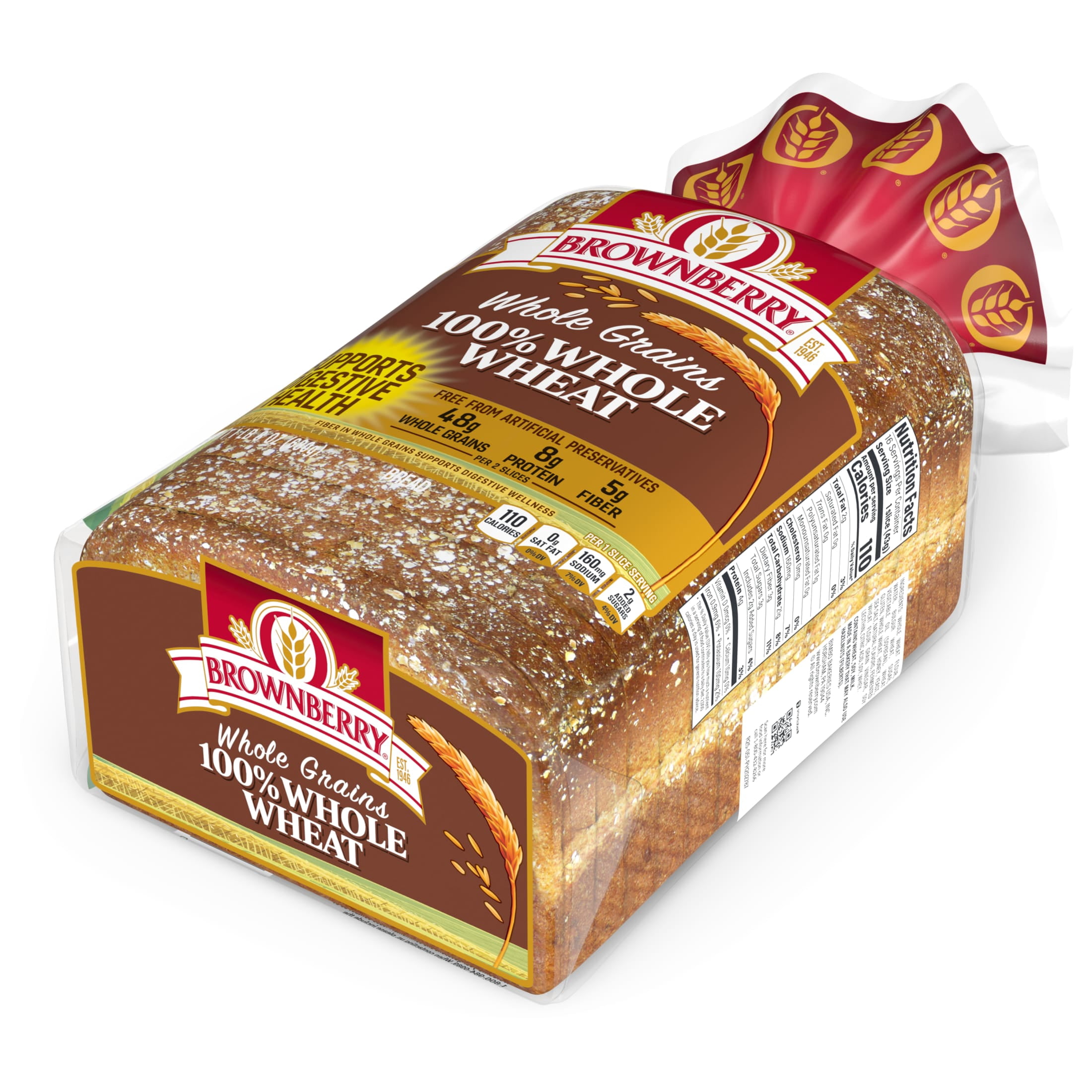 Brownberry Whole Wheat Bread, 24 oz