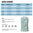 thumbnail image 3 of Bingfone Dogs Pattern Men's Tank Tops Workout Sleeveless Tee Shirts Running Beach Tanks for Men-Small, 3 of 4