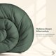 thumbnail image 2 of Edredon Acolchado Dreamlab, Hipoalergenico, Tamaño King Sobredimensionado, Color Verde Bosque, 2 of 8