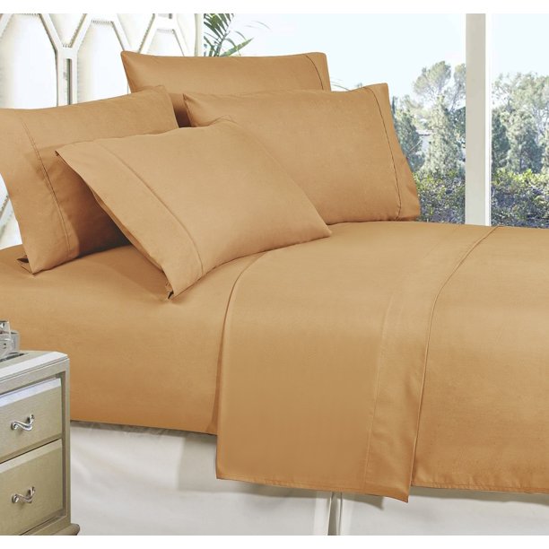 1500 Thread Count Luxury Silky Soft 5 pc Sheet set, Deep Pocket Up to