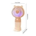 thumbnail image 4 of Sentmoon Rechargeable Fan Portable Small Portable Fan Handheld Fan Mini USB Rechargeable Small Fan Portable Outdoor Student Small Fan, 4 of 7