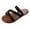 Black, variant on VerPetridure Womens Wedge Sandals Women's Flat Shoes Ladies Beach Sandals Summer Non-Slip Causal Slippers