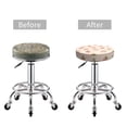 thumbnail image 5 of Fotbe Strawberries Stool Covers Round,Waterproof Round Bar Stool Covers Bar Chair Covers Washable Stool Cushion Slipcover for 12-14 Inch Chair-13 inch, 5 of 7