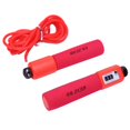 thumbnail image 2 of Cuerda de saltar ajustable con , cuerda de saltar cardiovascular para hombres, mujeres y niños rojo kusrkot Cuerda para saltar de cuenta física, 2 of 8