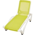 thumbnail image 1 of Baja Sling Chaise Lounge - White & Green, 1 of 1